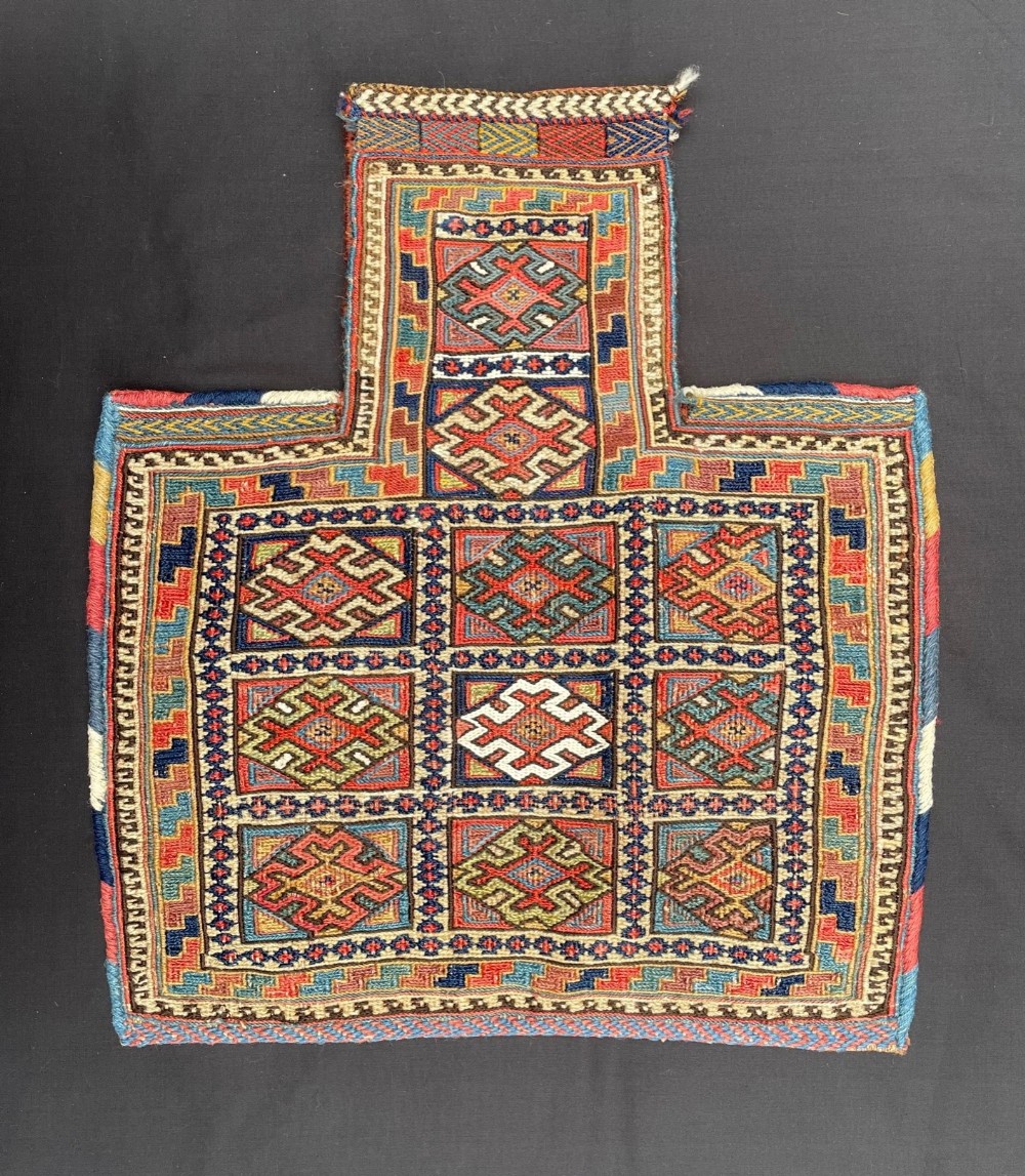 Antique Salt-Bag, Afshar Nomads, Bardsir Region, Kerman Province, Southern Persia.