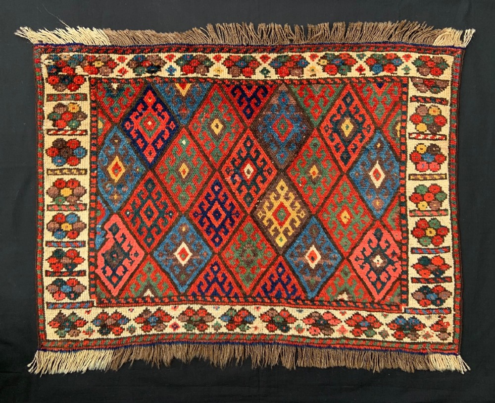 Antique Saddlebag Face, Jaf Kurds, Kurdistan.