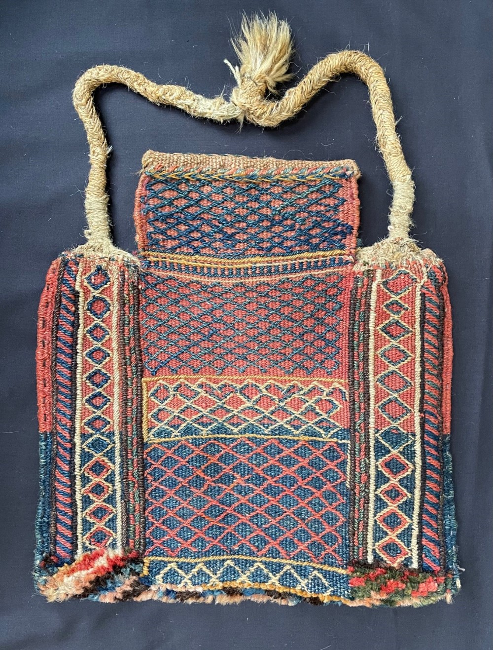 Antique Salt-Bag, Luri Nomads, Luristan, Western Persia.