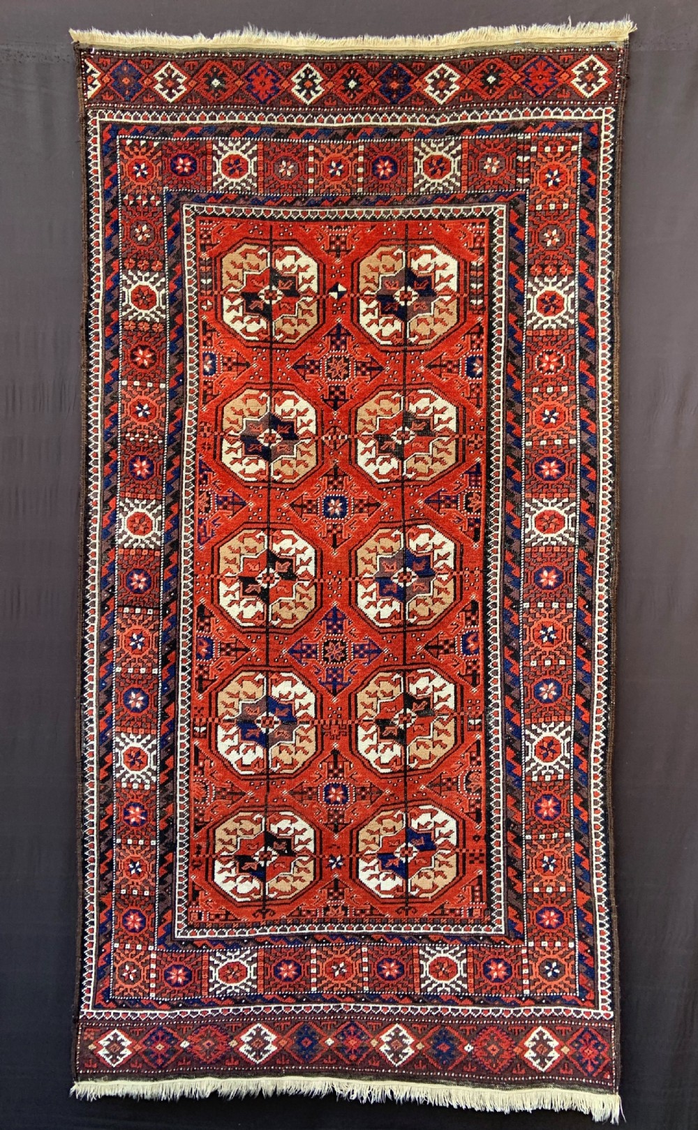 Antique Baluch Rug, Mahdad Khani Tribe, Ferdows Region, South-East Persia.