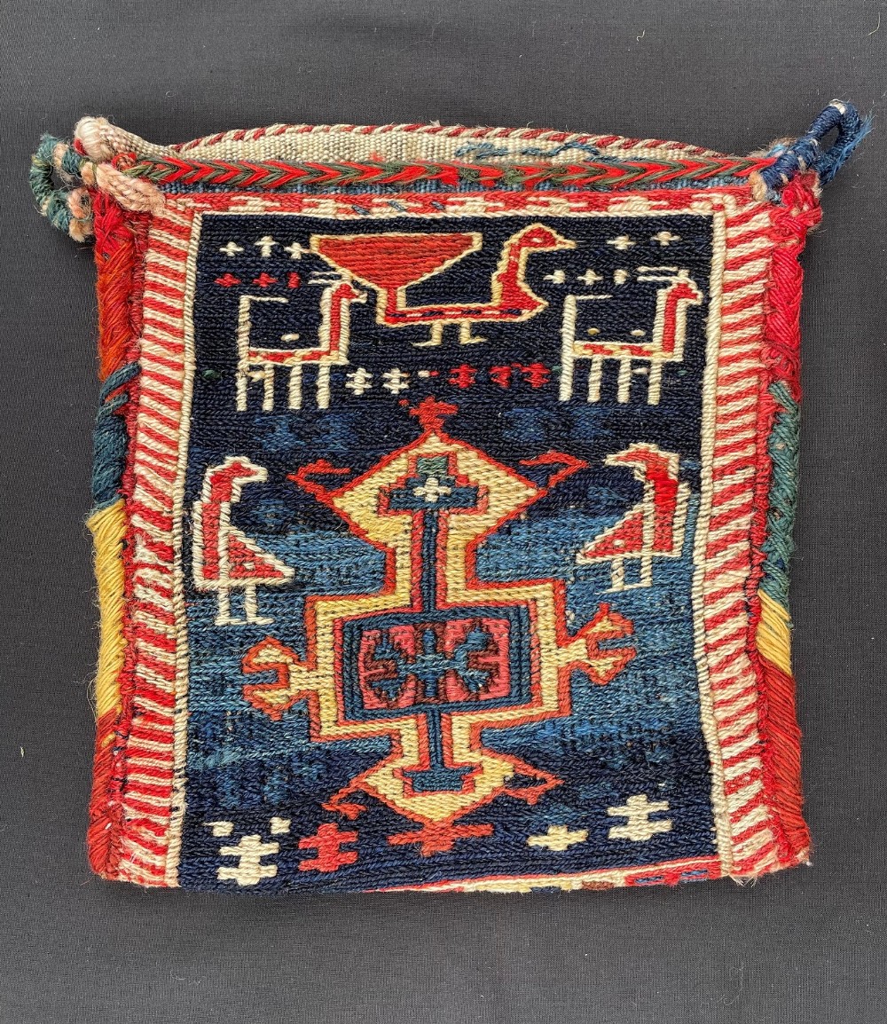 Antique Vanity-Bag, Afshar Tribes, Kerman Province. South Persia.