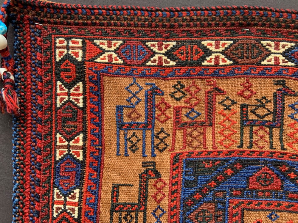 Antique Bread Sofreh, Afshar Tribes of Shar-e-Babak, Kerman Province, South Persia. View II
