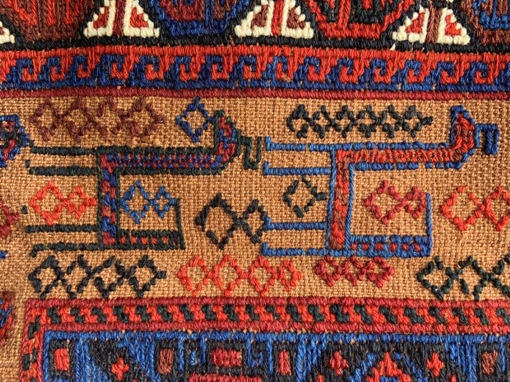 Antique Bread Sofreh, Afshar Tribes of Shar-e-Babak, Kerman Province, South Persia. View III