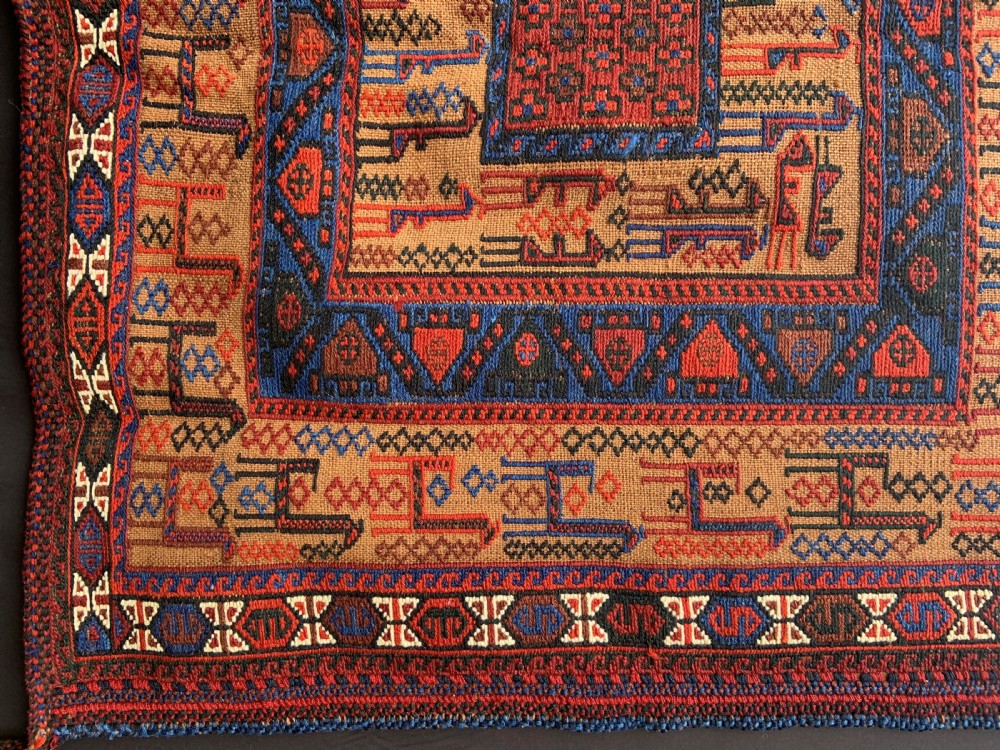 Antique Bread Sofreh, Afshar Tribes of Shar-e-Babak, Kerman Province, South Persia. View V