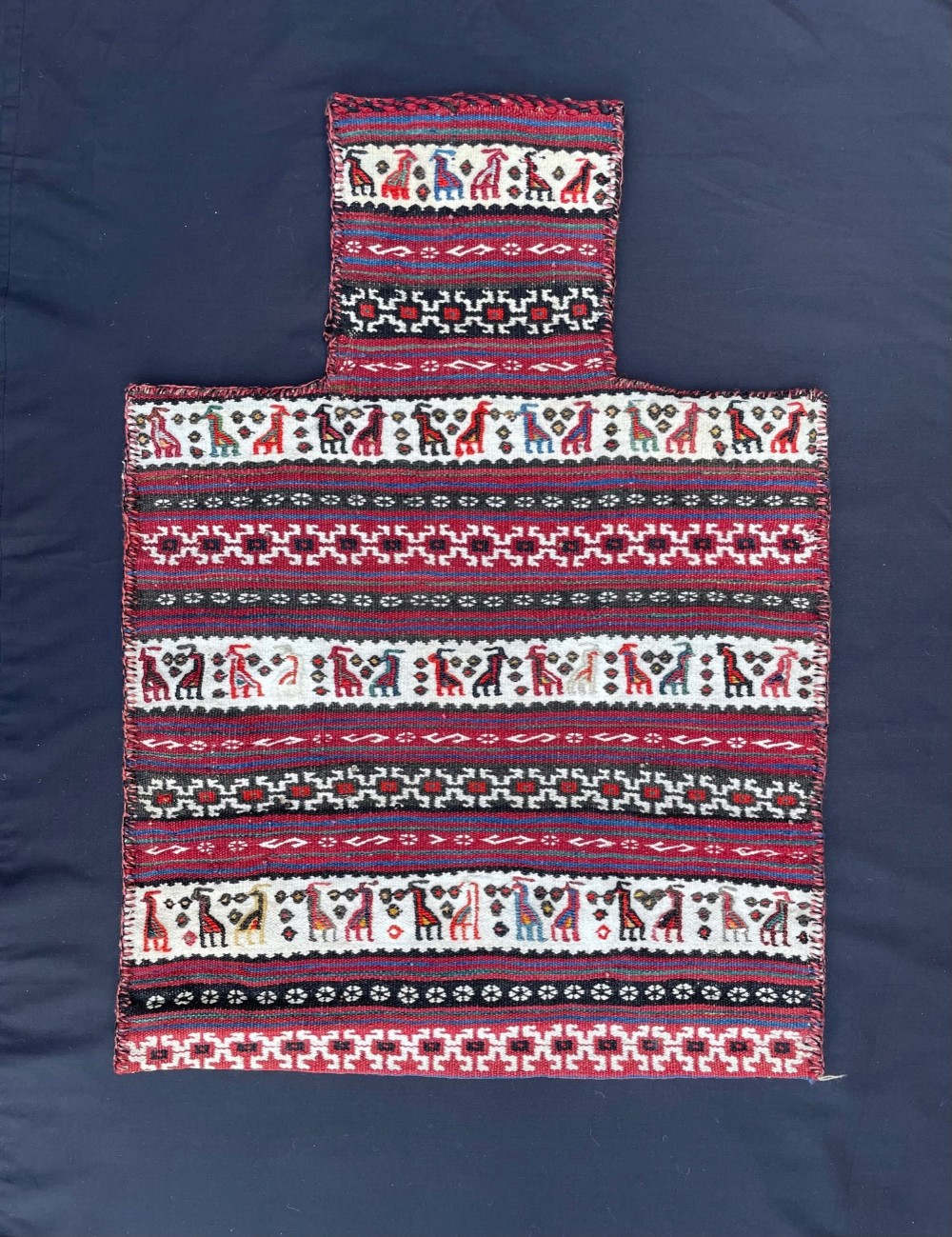 Antique Salt-Bag, Qashqa'i Tribes, Fars Province. South-West Persia.