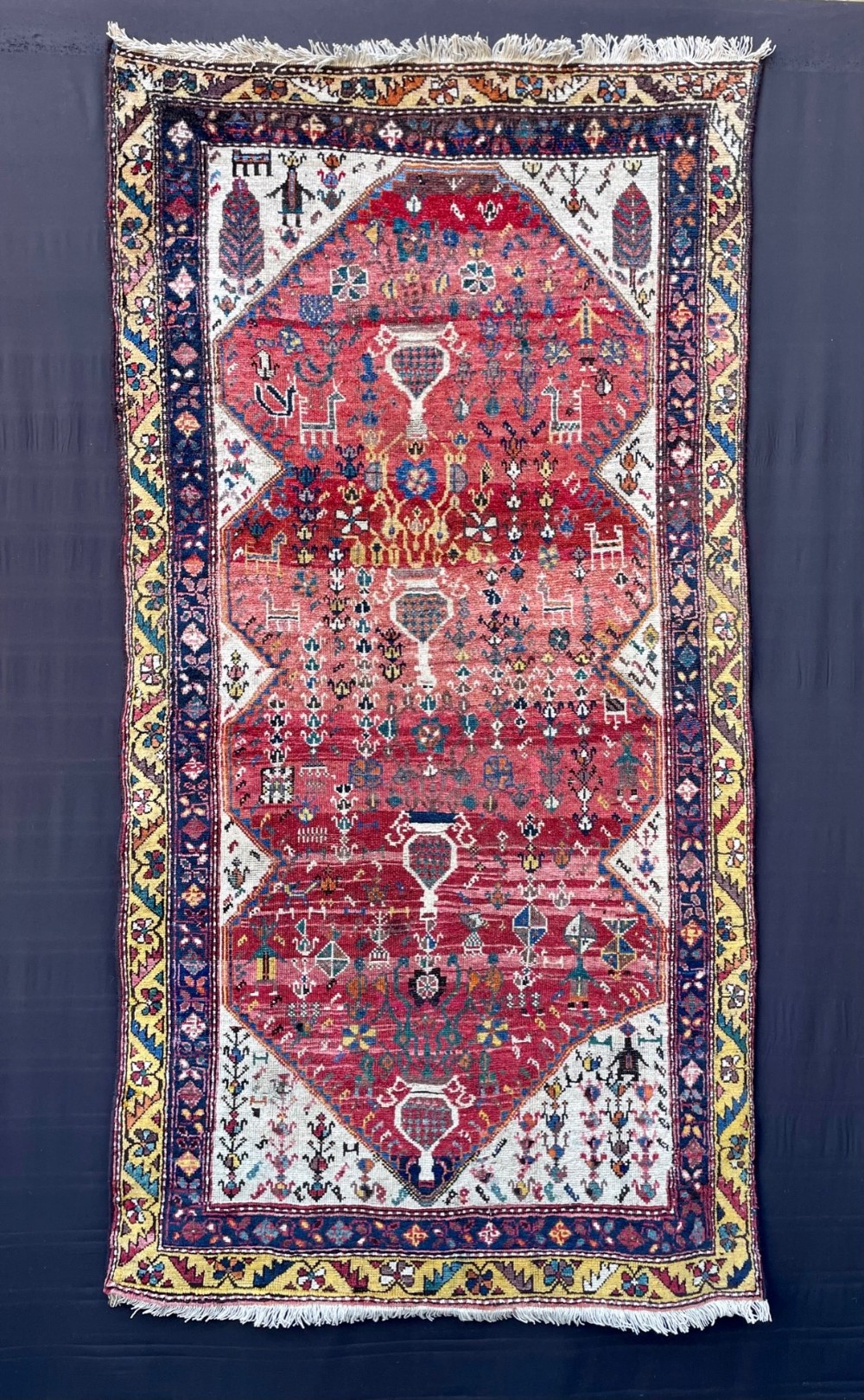 Bakhtiari Tribal Rug, Bakhtiari Nomads, Western Persia.