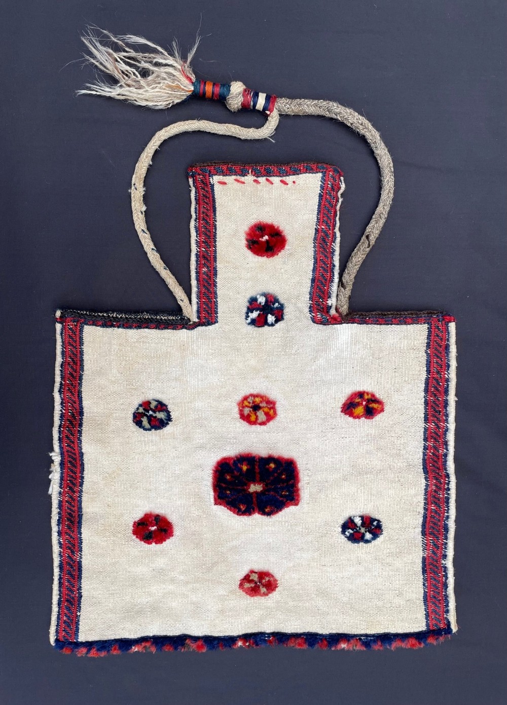 Antique Salt-Bag, Bakhtiari Nomads, Western Persia.