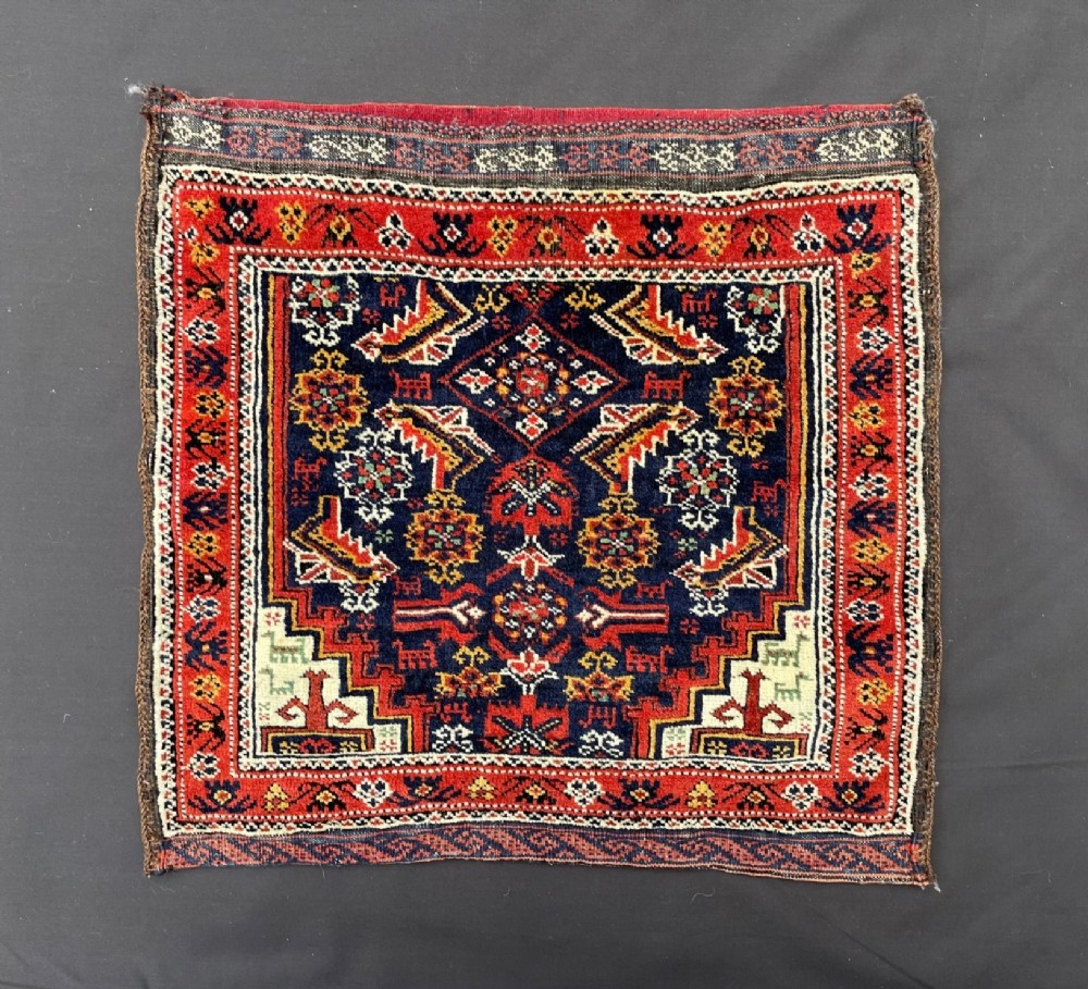Antique Half Saddle-Bag, Baluch - Salar Khani Tribe, Khorassan Province, North-East Persia.