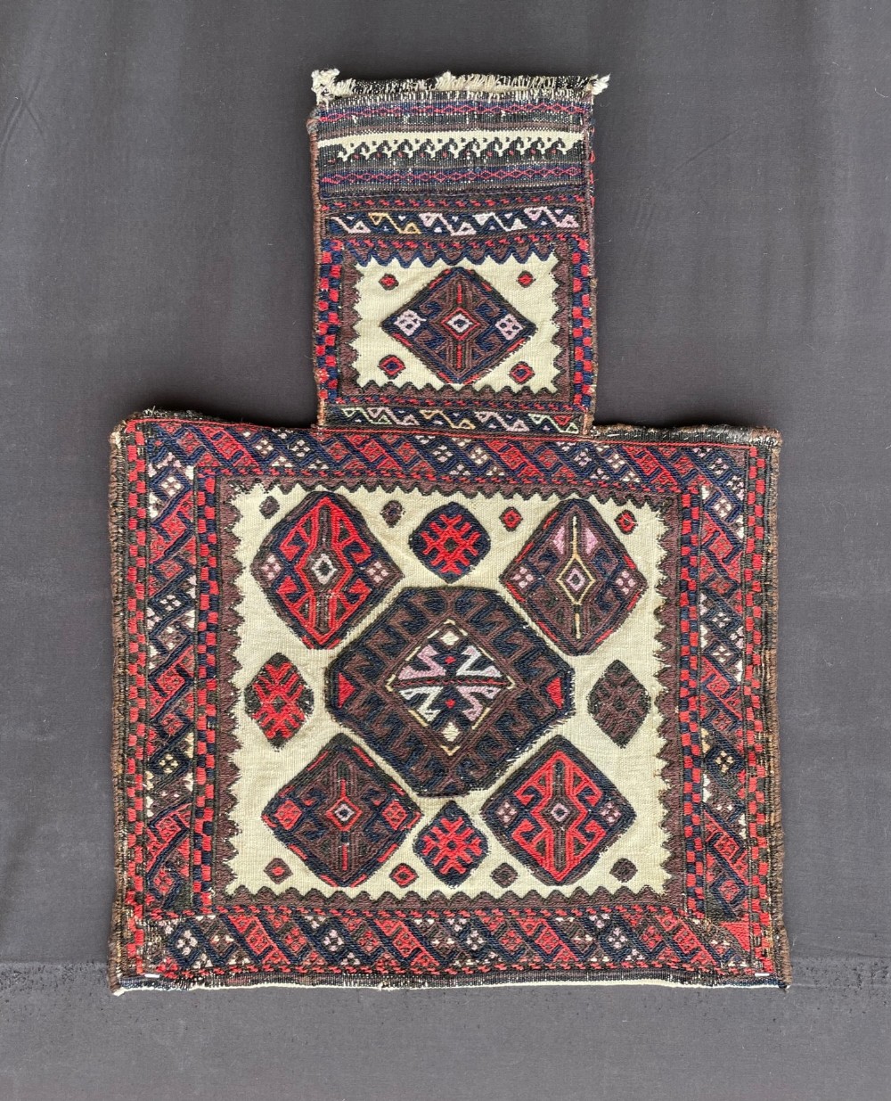 Antique Salt-Bag, Timuri - Sangtschuli Tribe, Borderlands of Eastern Persia / Western Afghanistan.
