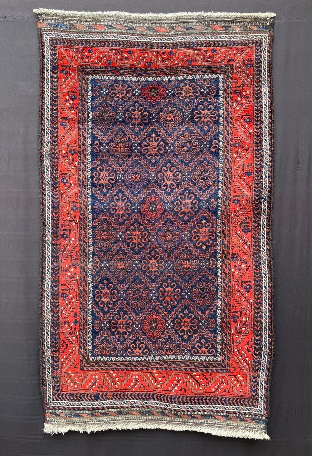 Antique Baluch Tribal Rug, Ferdows Region, South-East Persia.