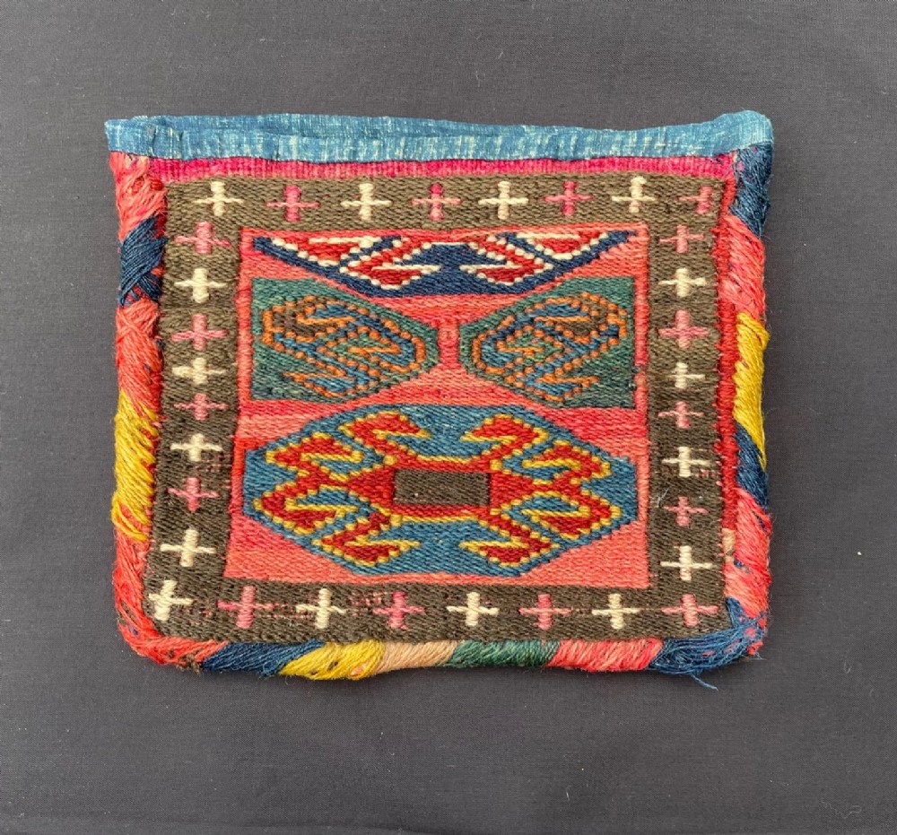 Antique Chanteh (vanity-bag), Shahsevan Nomads, Moghan Region, Azerbaijan.