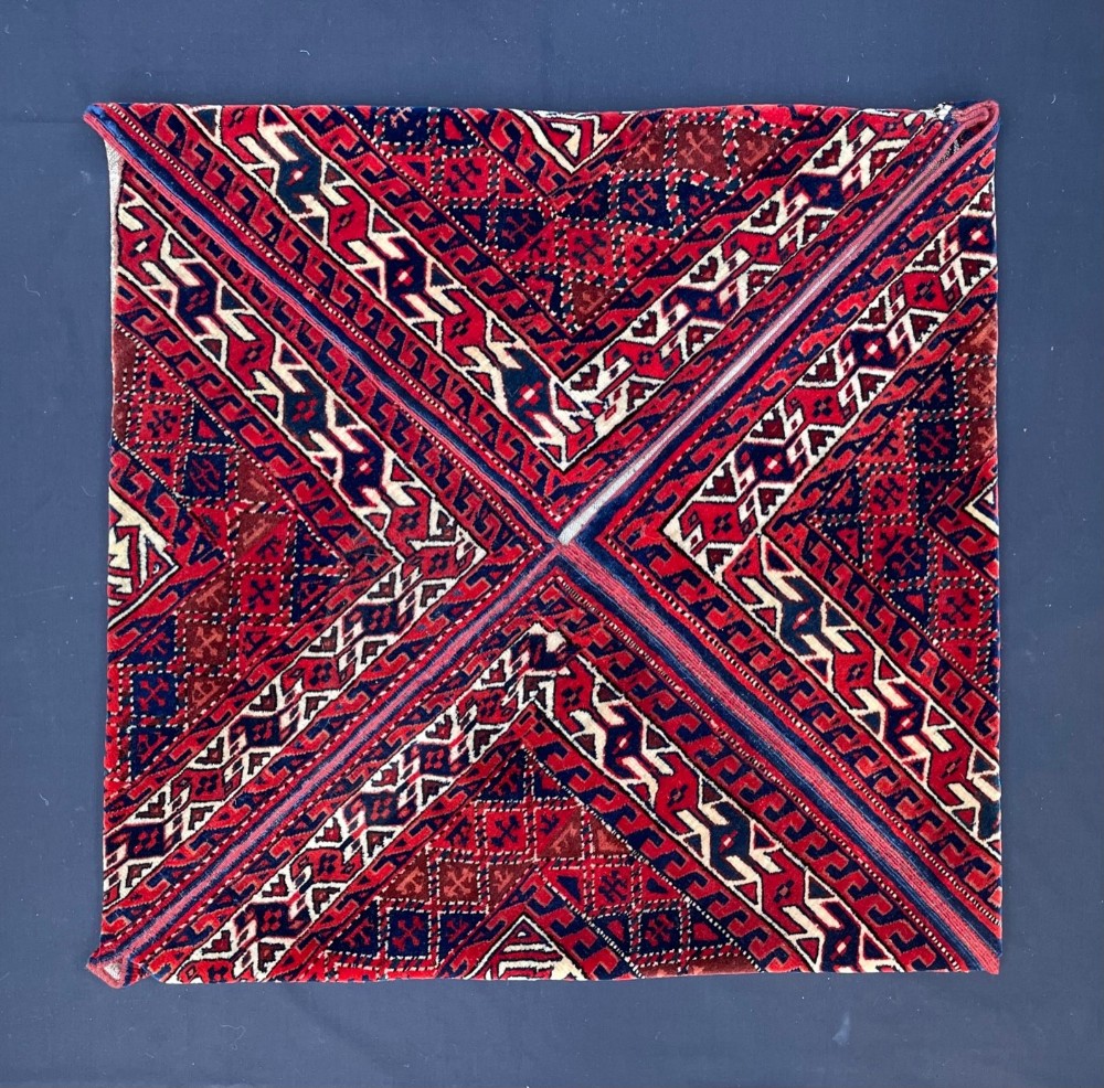 Antique Turkmen Bukcha, Yomut Tribe, Trans-Caspian Steppes, Turkmenistan, Central Asia.