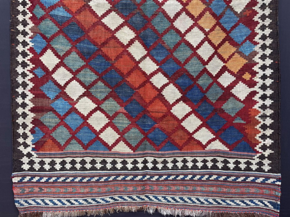 Antique Kilim, Luri Nomads, Luristan, Western Persia. View IV