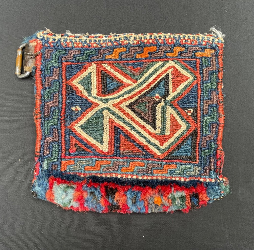 Antique Vanity-Bag, Bakhtiari Tribes, The Chahar Mahal, Western Persia.