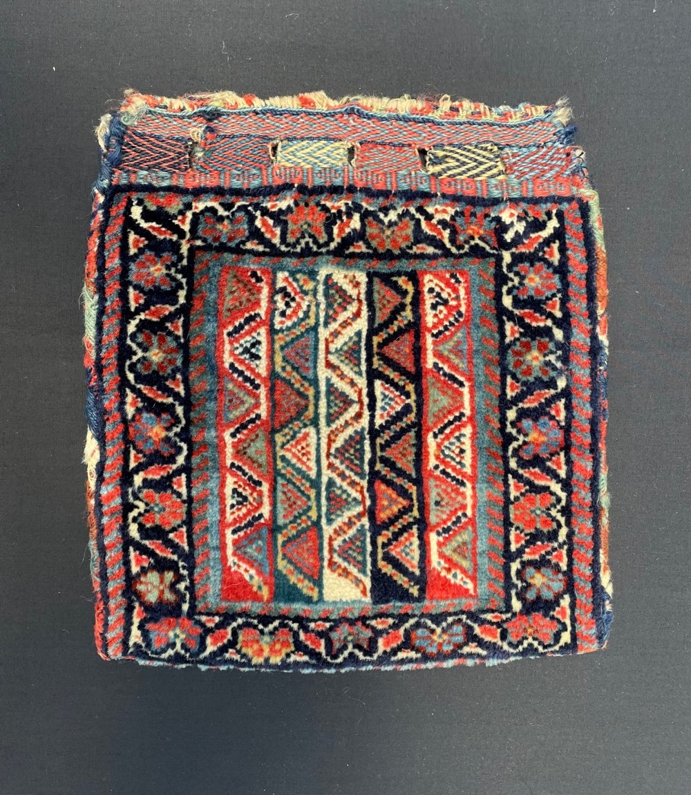 Antique Vanity-Bag, Qashqa'i Tribes, Fars Province, South-West Persia.