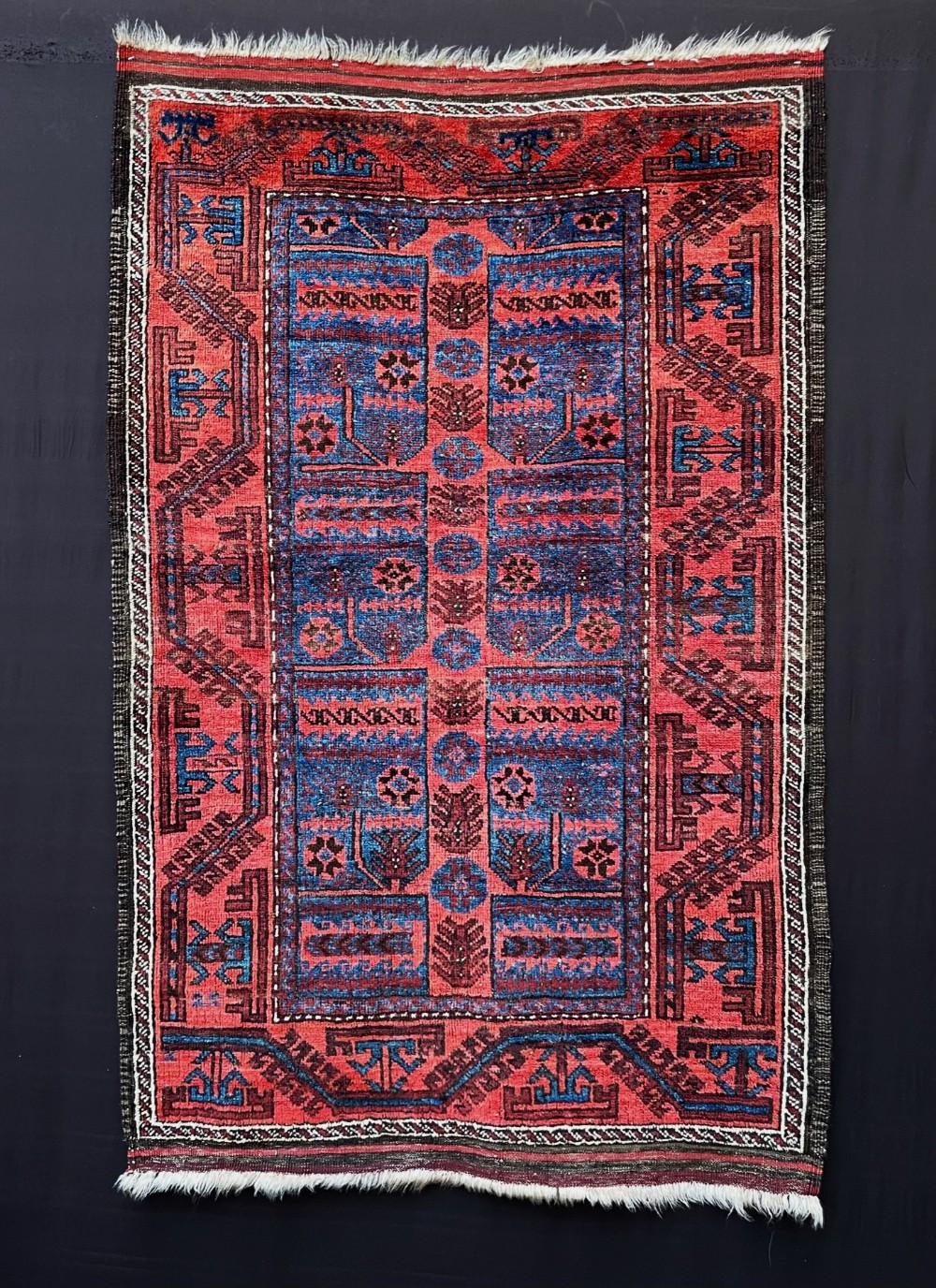 Antique Baluch Tribal Rug, Khorassan Province, North-East Persia.