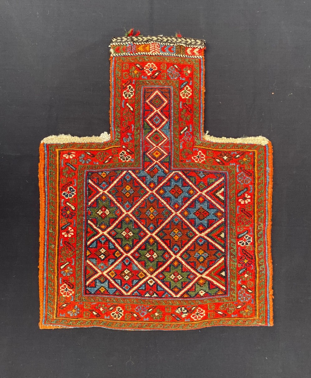 Antique Salt-Bag, Afshar Tribes, Kerman Province, Southern Persia.