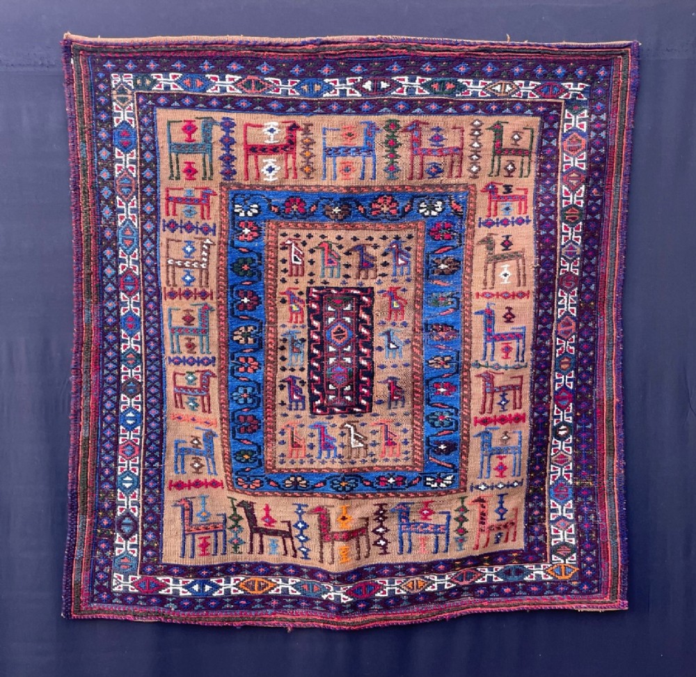 Antique Bread Sofreh, Afshar Nomads, Kerman Province, Southern Persia.