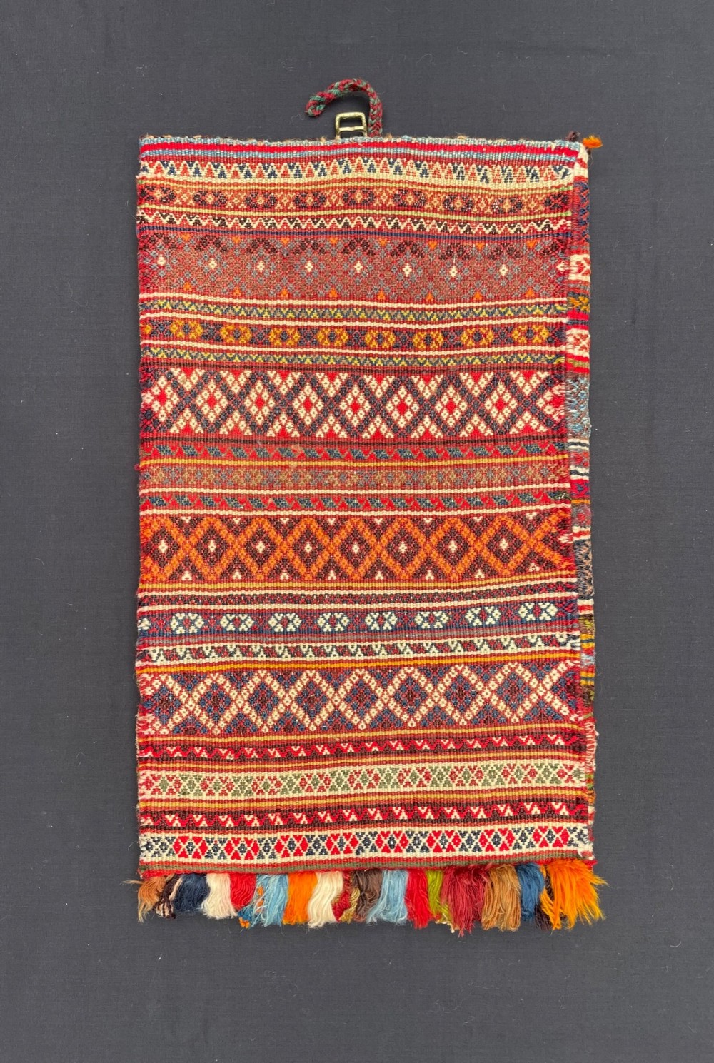 Antique Water-Pipe Bag, Qashqa'i Nomads, Fars Province, South-West Persia.