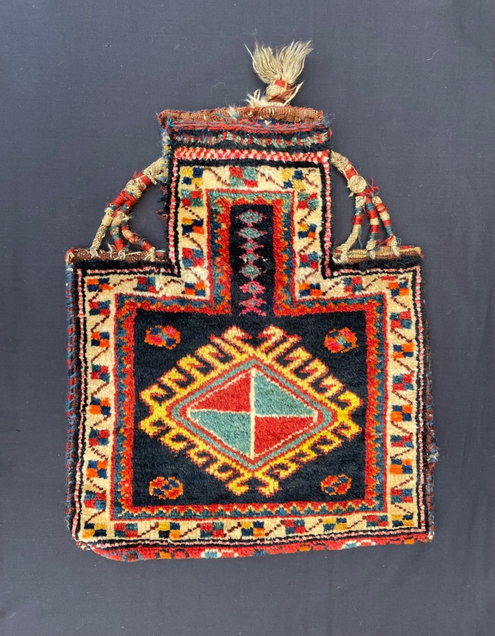 Antique Salt-Bag, Bakhtiari Tribes, The Chahar Mahal, Western Persia.