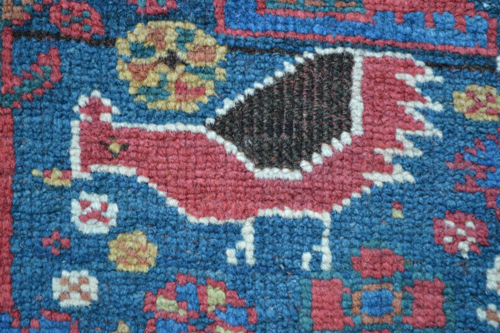 Antique Afshar Tribal Rug, Sirjan Region, Kerman Province, South Persia. View V