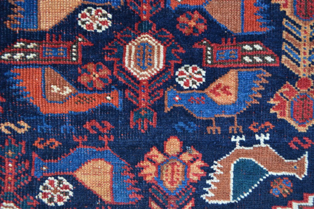 Antique Afshar Tribal 'Masnad' (throne rug), Bardsir or Sirjan Region, Kerman Province, South Persia. View III