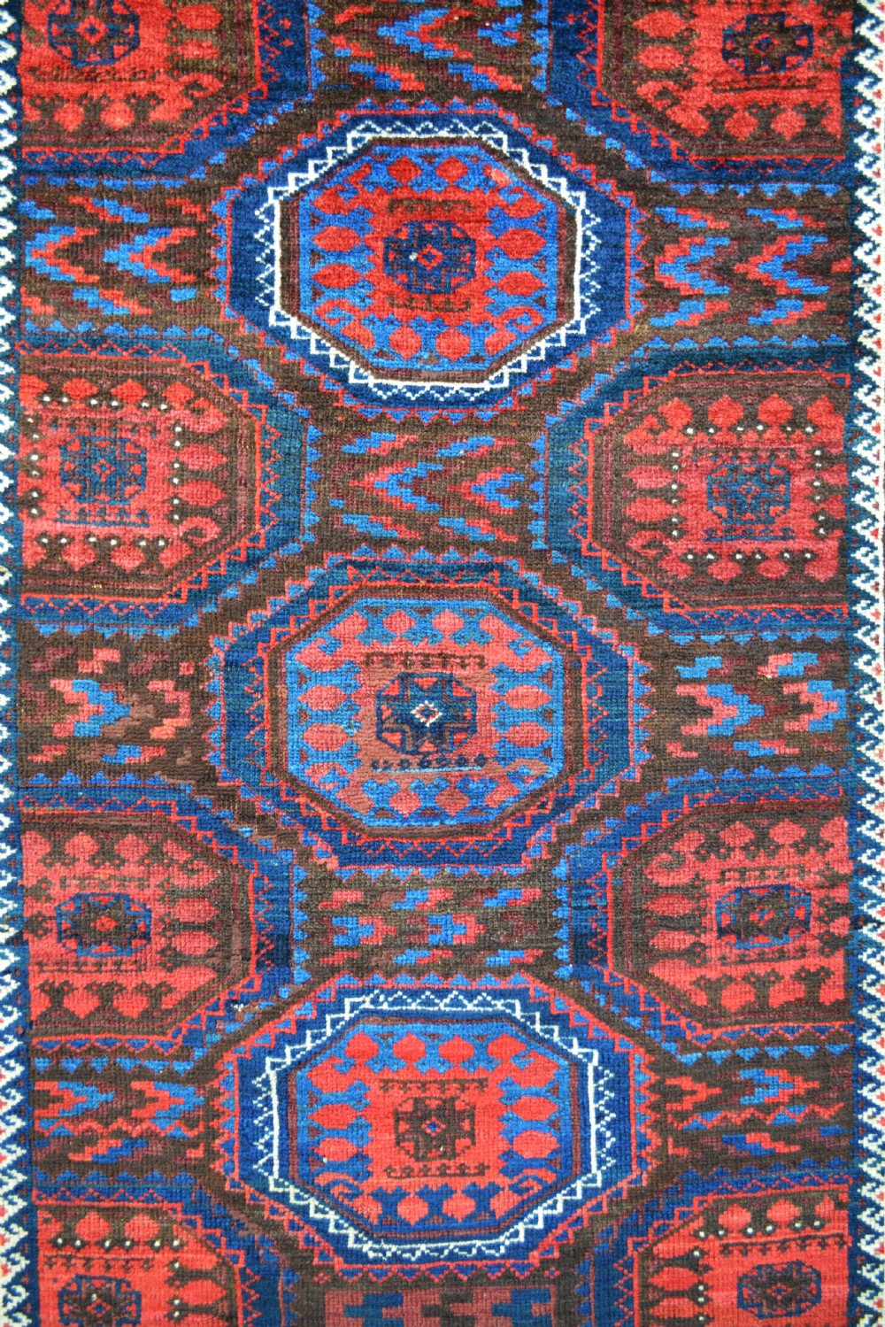 Antique Baluch Rug, Mahdad Khani Tribe, Khorassan Province, North-East Persia. View II