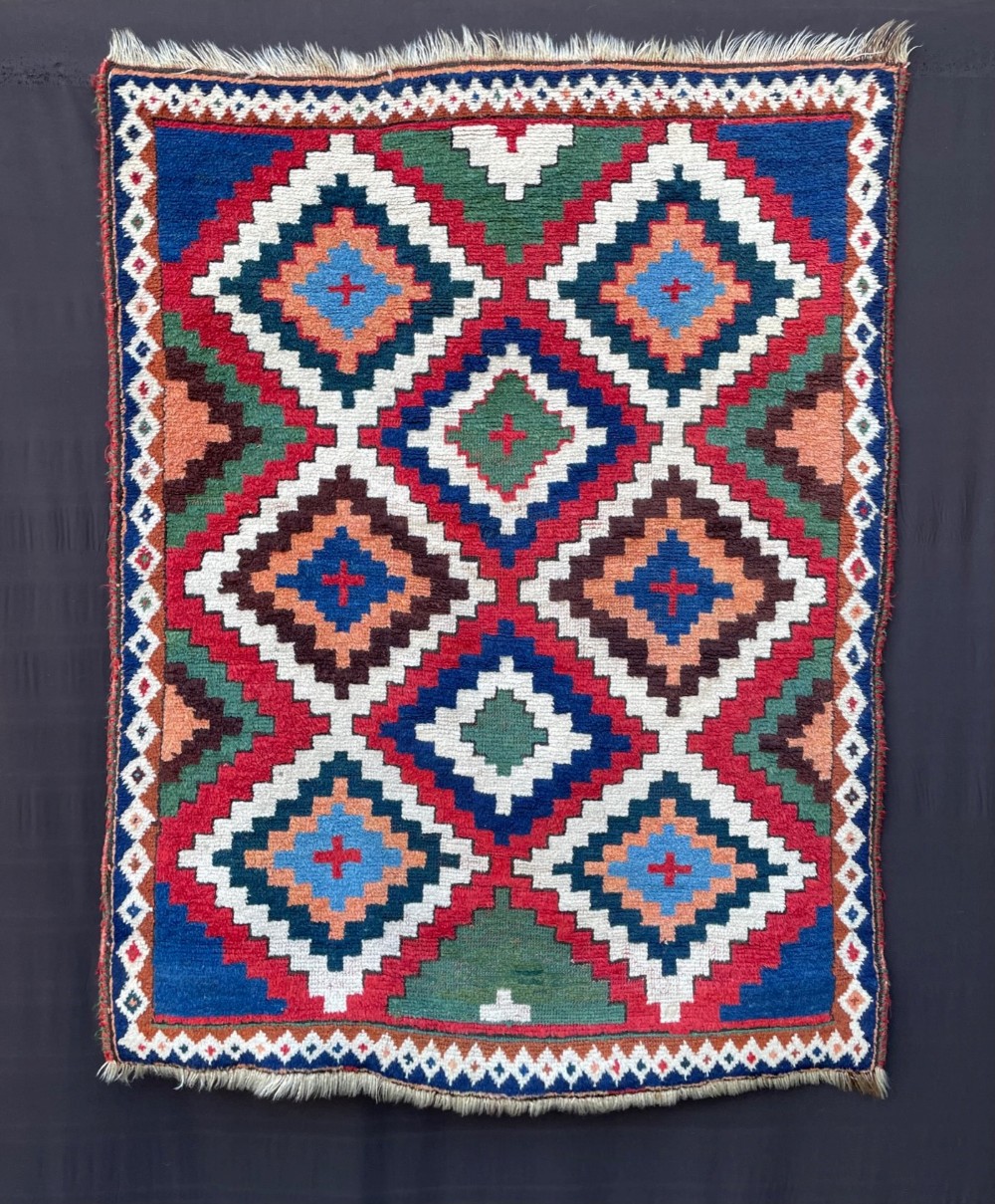 Antique Gabbeh, Qashqa'i Tribes, Fars province, South-West Persia.