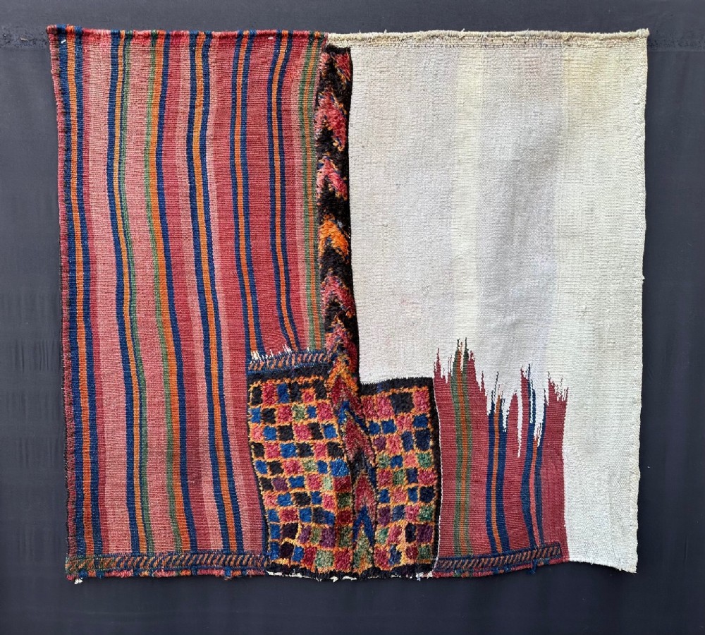 Antique Tacheh (wheat-sack), Luri-Bakhtiari Tribes, The Chahar Mahal, Western Persia.