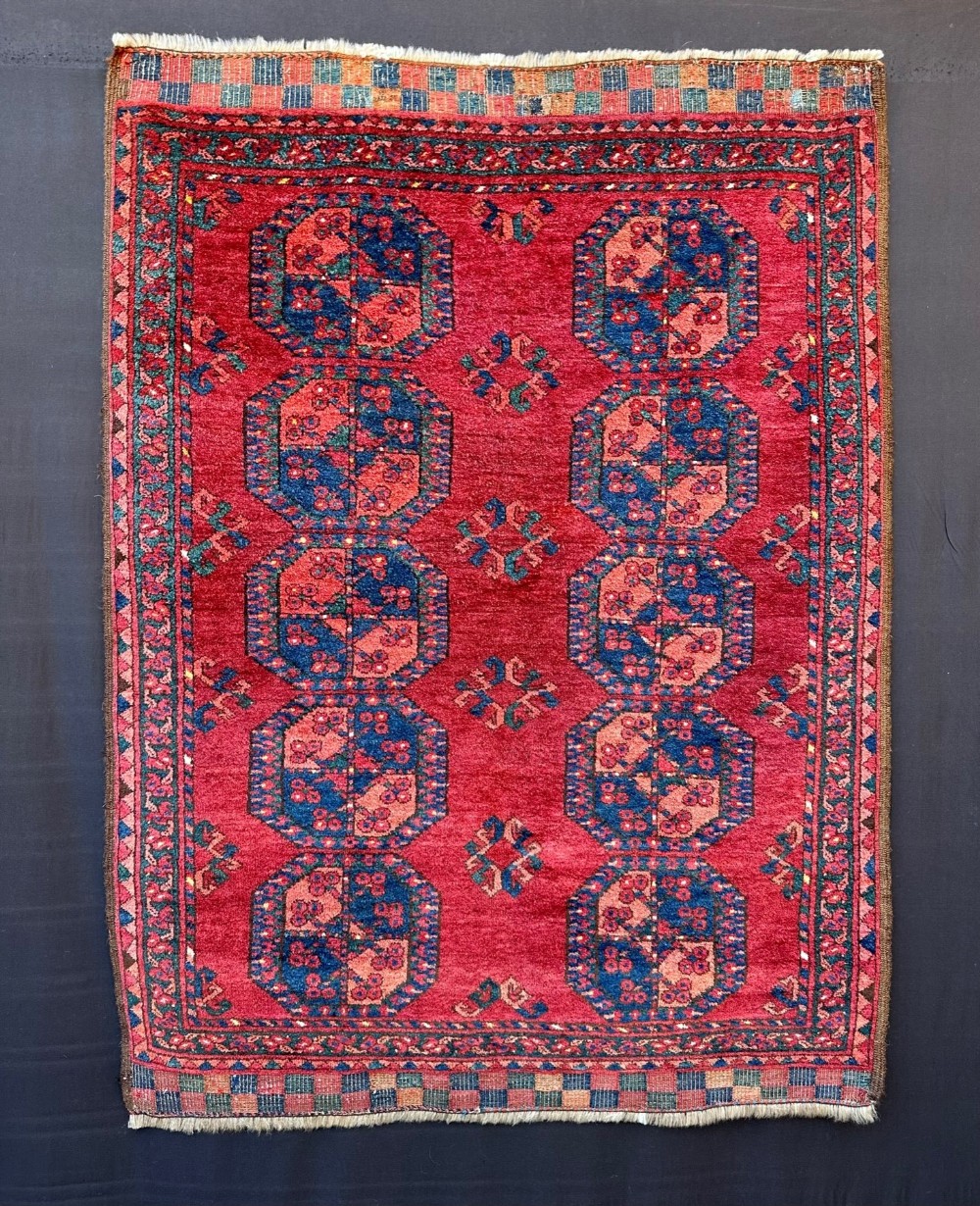 Antique Turkmen Wedding Rug, Ersary Tribes, Middle Amu Darya Region, Turkmenistan, Central Asia.