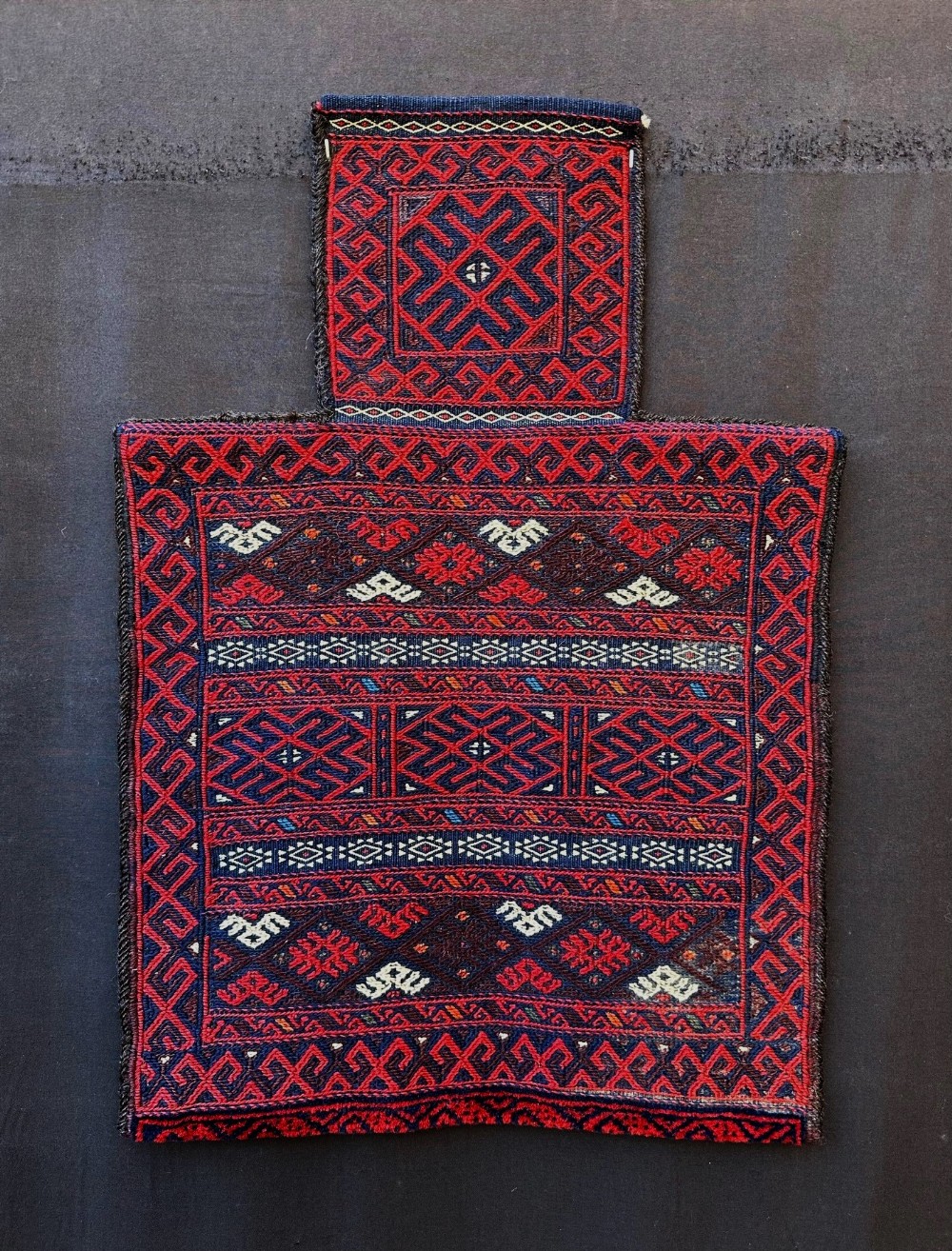 Antique Salt-Bag, Timuri - Sangtschuli Tribe, Borderlands of North-East Persia / North-West Afghanistan.