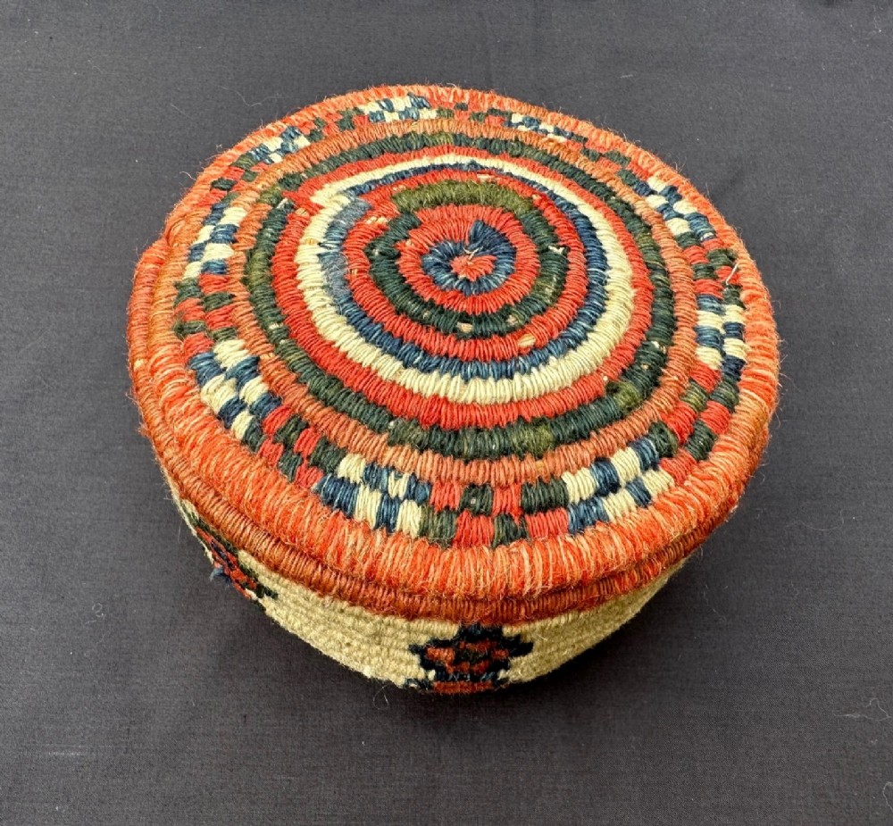 Antique Egg Basket, Qashqa'i Nomads, Fars Province, South-West Persia