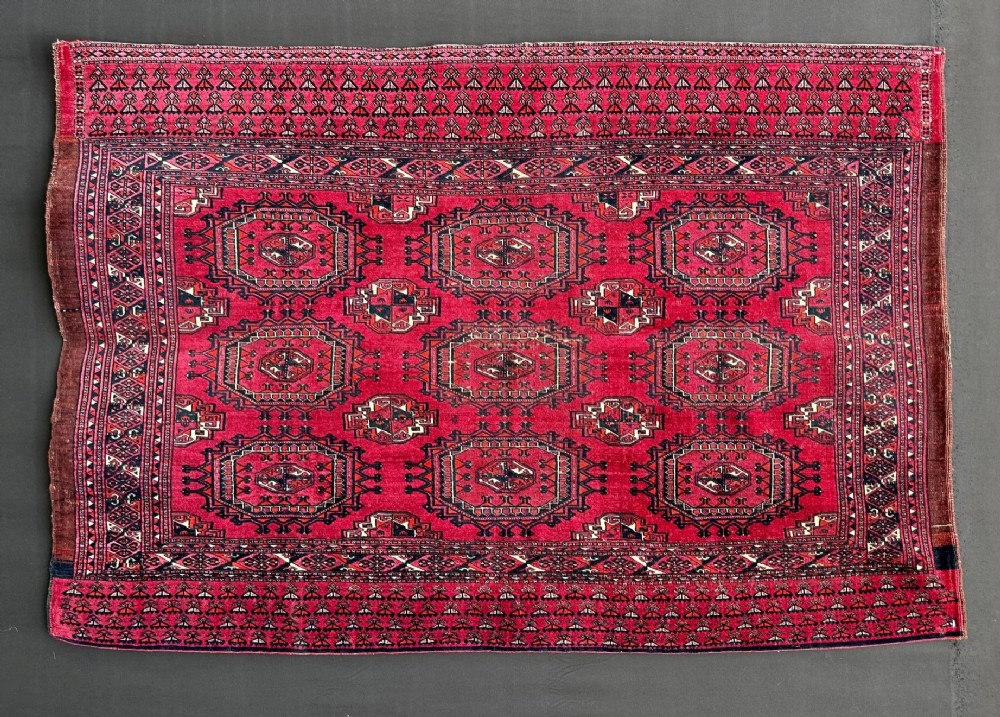 Antique Turkmen Chuval, Sariq Tribe, Yolatan Oasis, Turkmenistan, Central Asia.