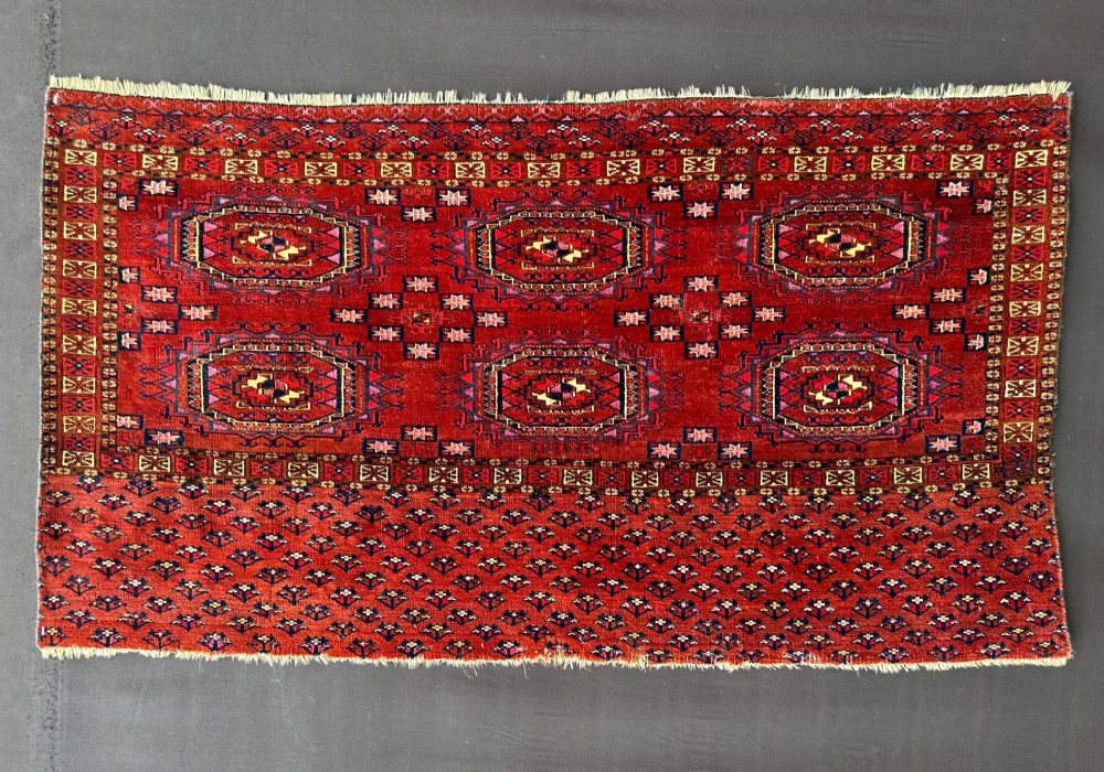 Antique Turkmen Chuval, Teke Tribes, Akhal Oasis, Turkmenistan, Central Asia.