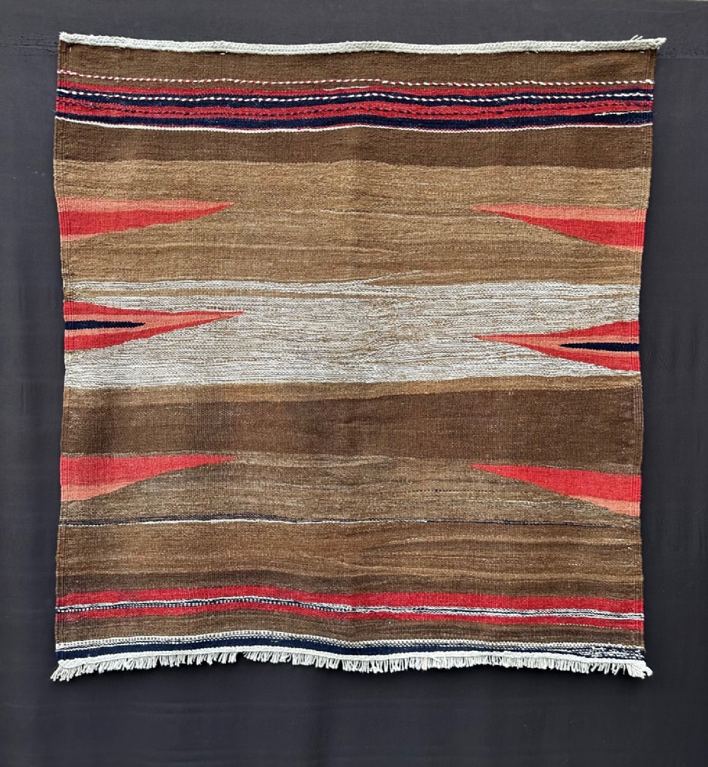 Antique Bread Flat-Weave (sofreh), Kamo, Central Persia.