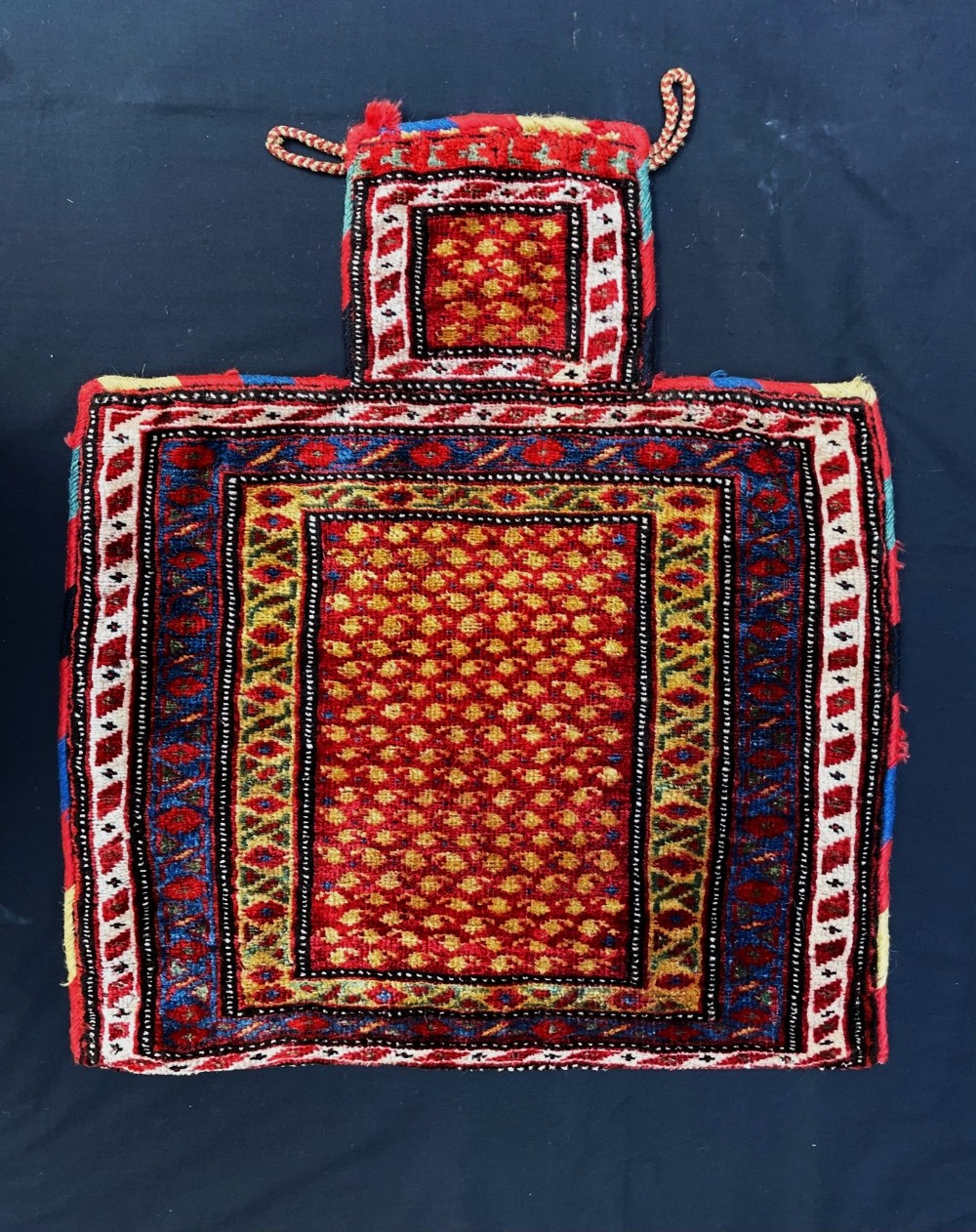 Antique Salt-Bag, Qashqa'i - Amaleh Taifeh, Fars Province, South-West Persia.