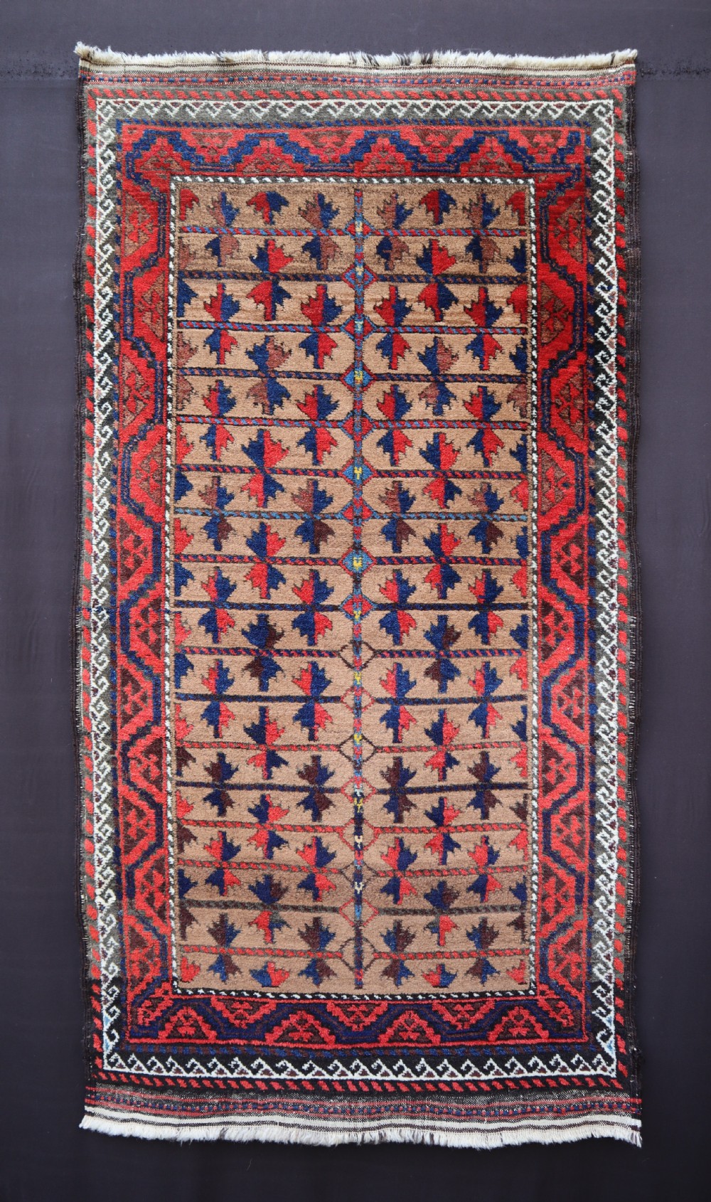 Antique Baluch Tribal Rug, Khorassan Province, North-East Persia.