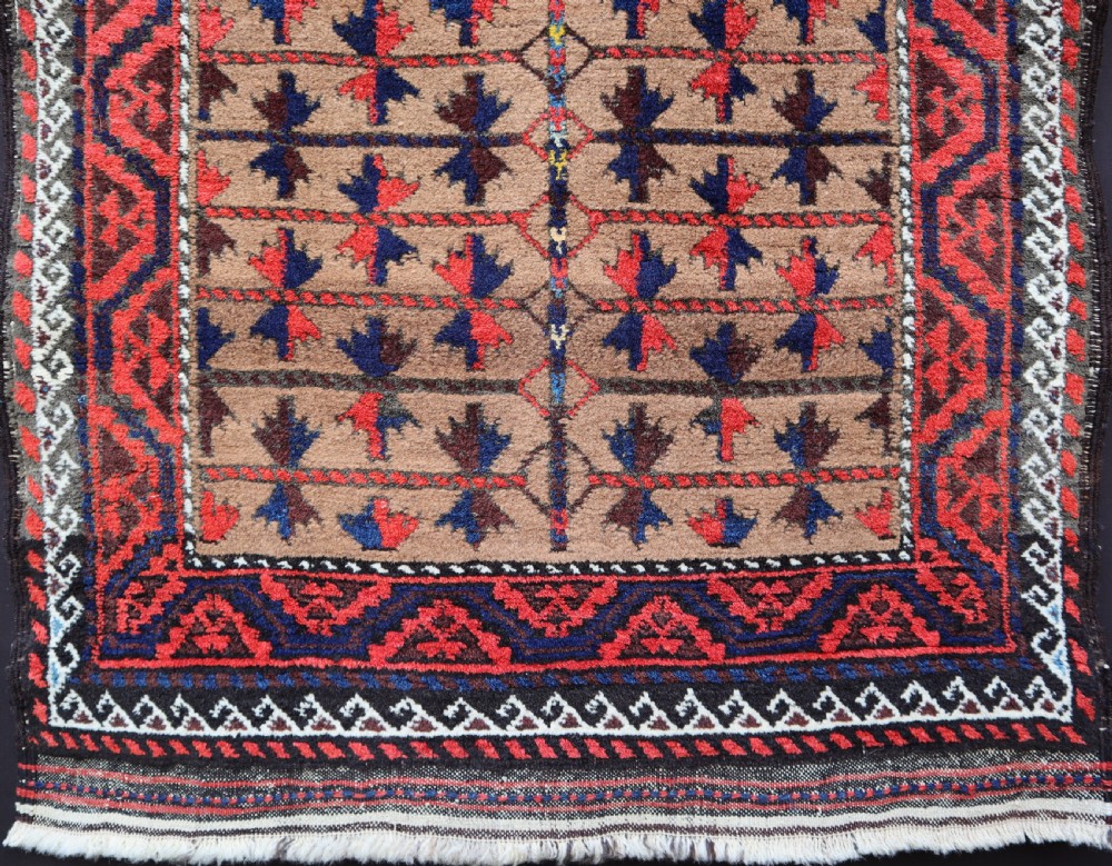 Antique Baluch Tribal Rug, Khorassan Province, North-East Persia. View II