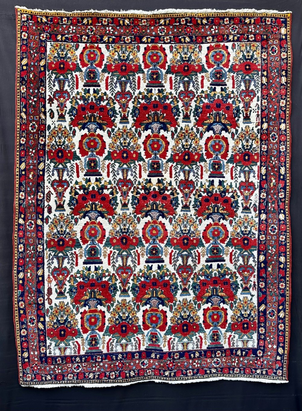 Antique Afshar Rug, Neiriz Region, Kerman Province, South Persia.