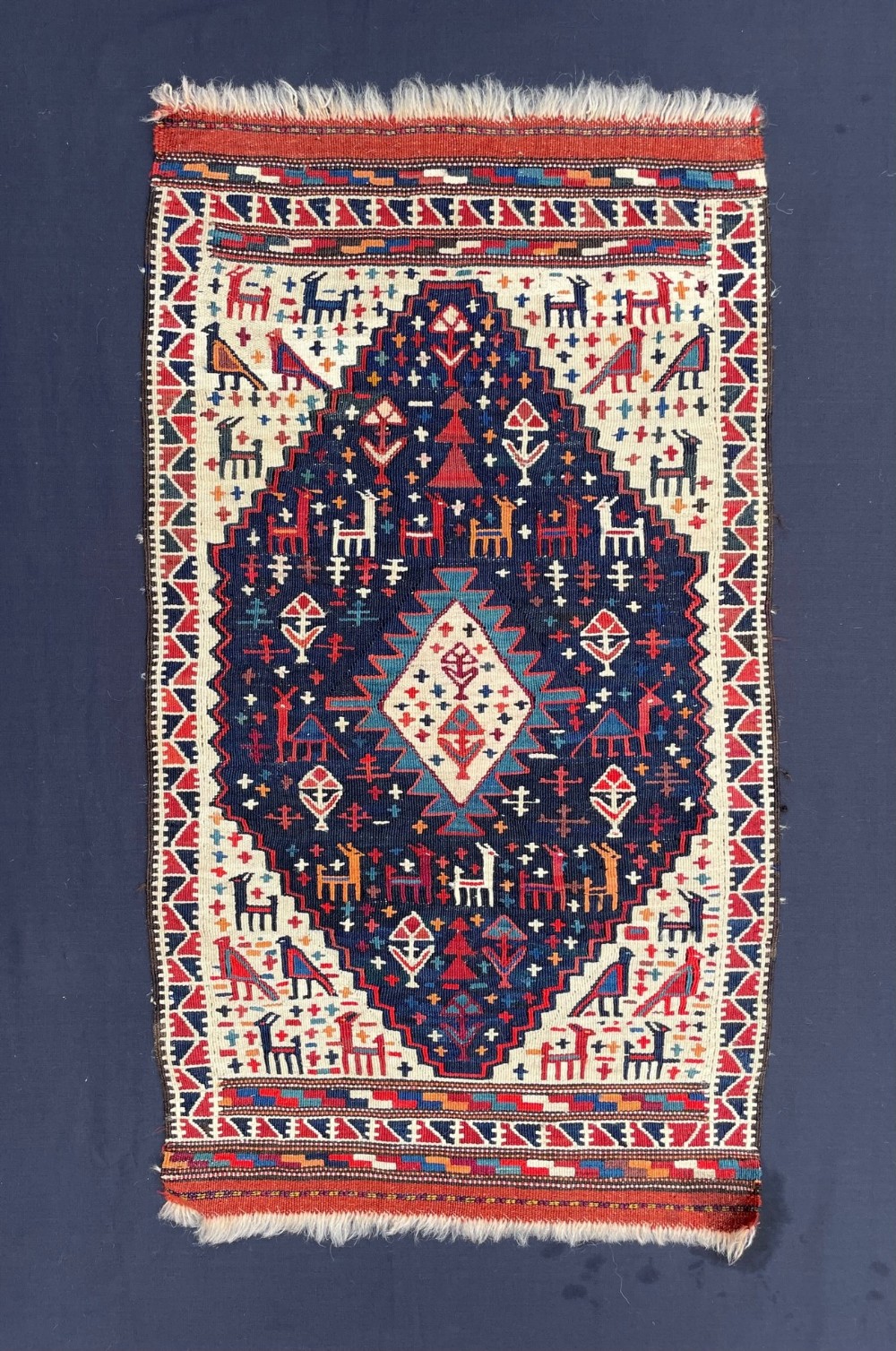 Antique Pillow Bag-Face, Kordi Tribes, Quchan Region, Khorassan Province, North-East Persia.