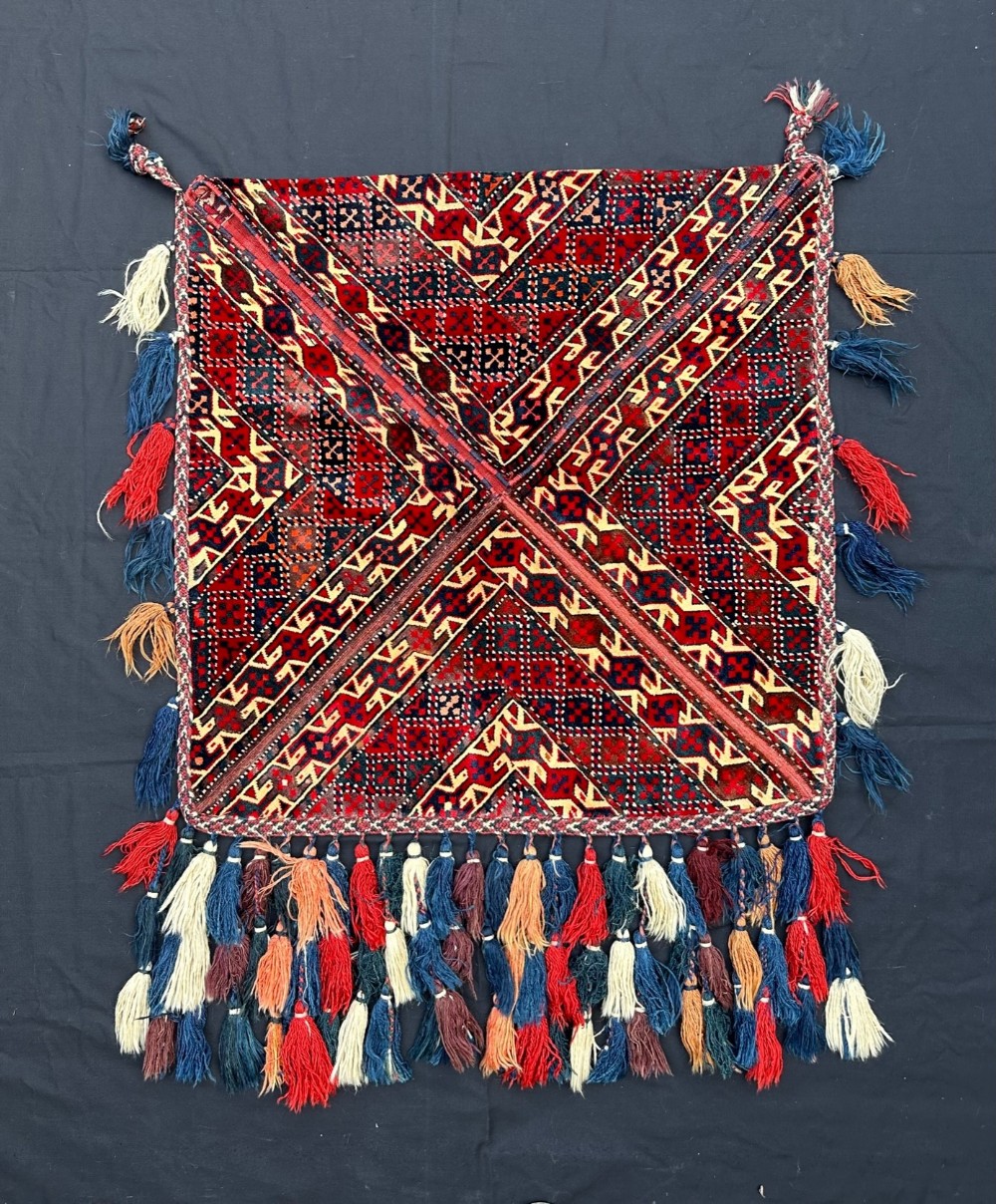 Antique Turkmen 'Bukcha', Yomut Tribe, Trans-Caspian Steppes, Turkmenistan, Central Asia.