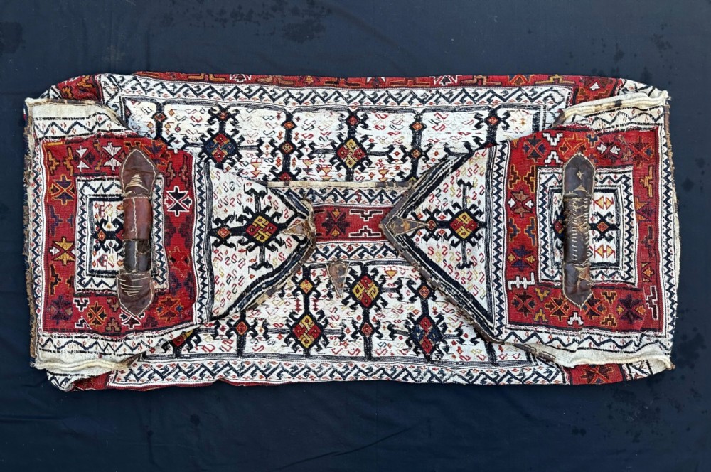 Antique Storage-Bag 'rakhtekhab-pich', Luri Bakhtiari Nomads, The Chahar Mahal, Western Persia.