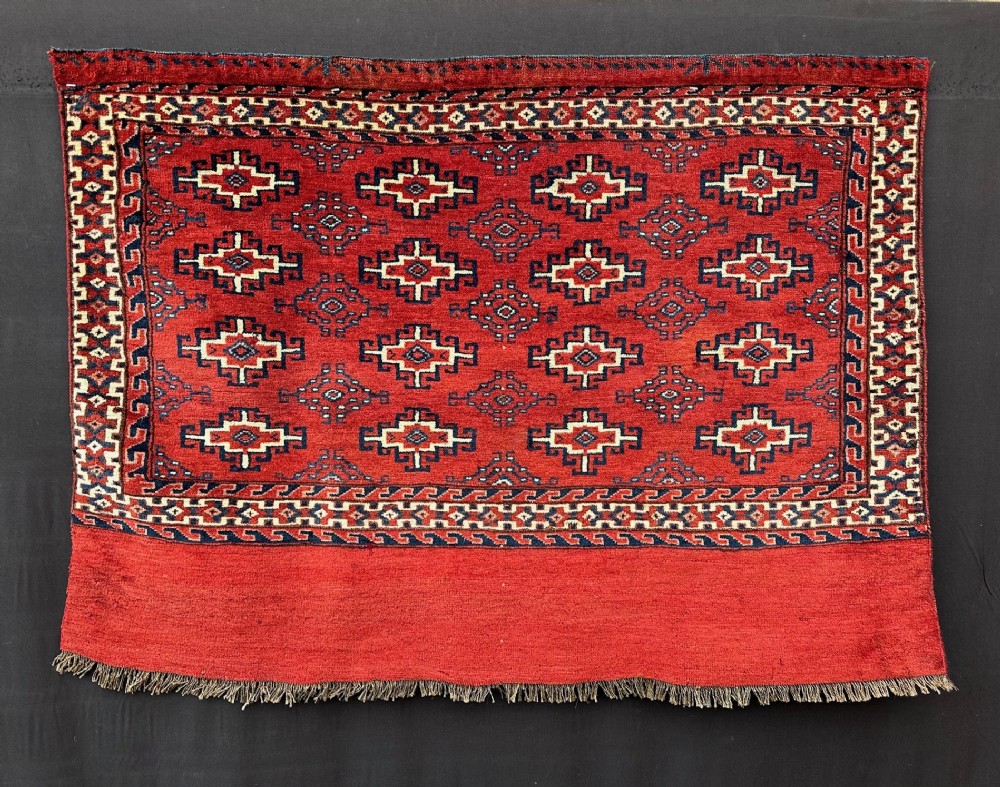 Antique Chuval, Yomut Turkmen Tribes, Trans-Caspian Steppes, Turkmenistan, Central Asia.