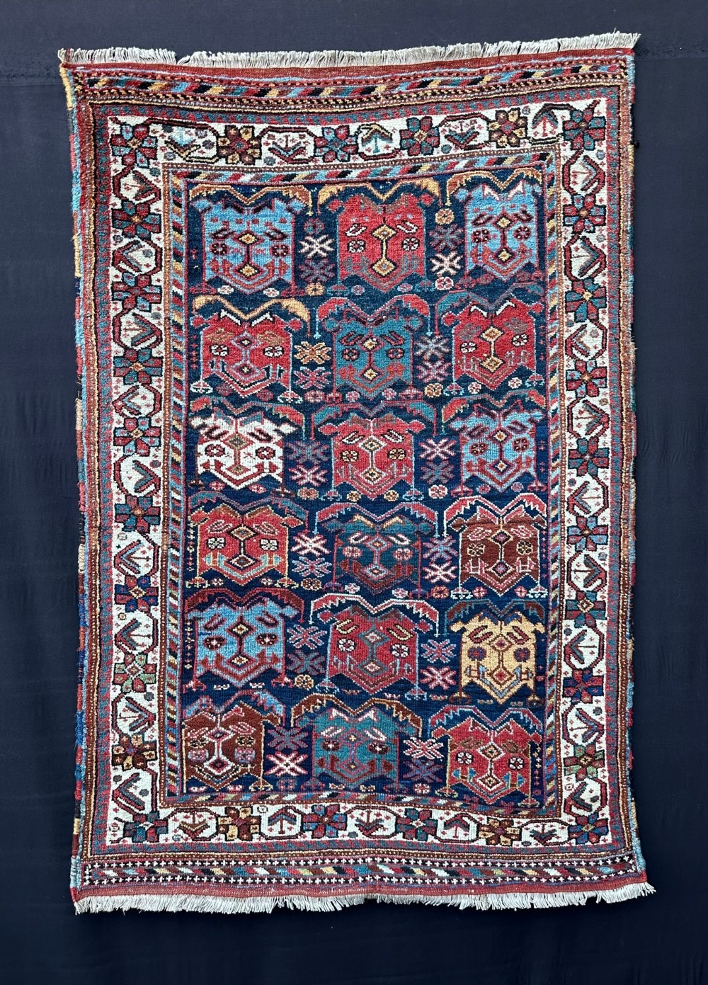 Antique Afshar Tribal Rug, Sirjan Region, Kerman Province, South Persia.