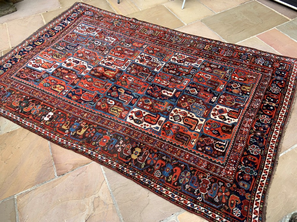 Antique Khamseh Confederacy Carpet, Fars Proivince, South-West Persia. View VII