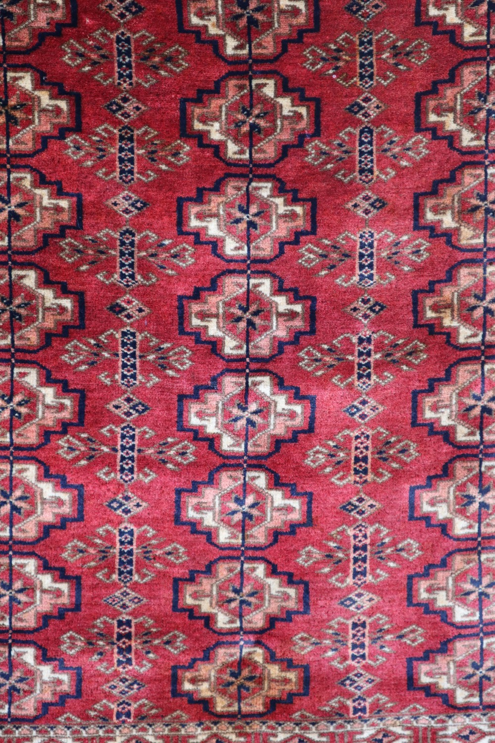 Antique Turkmen Wedding Rug, Teke Tribes, Merv Oasis, Turkmenistan, Central Asia. View II