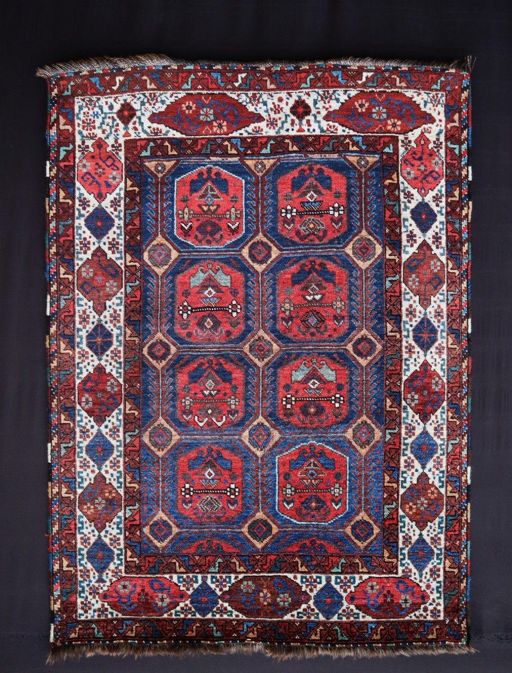 Antique Afshar Rug, Kerman Province, South Persia.