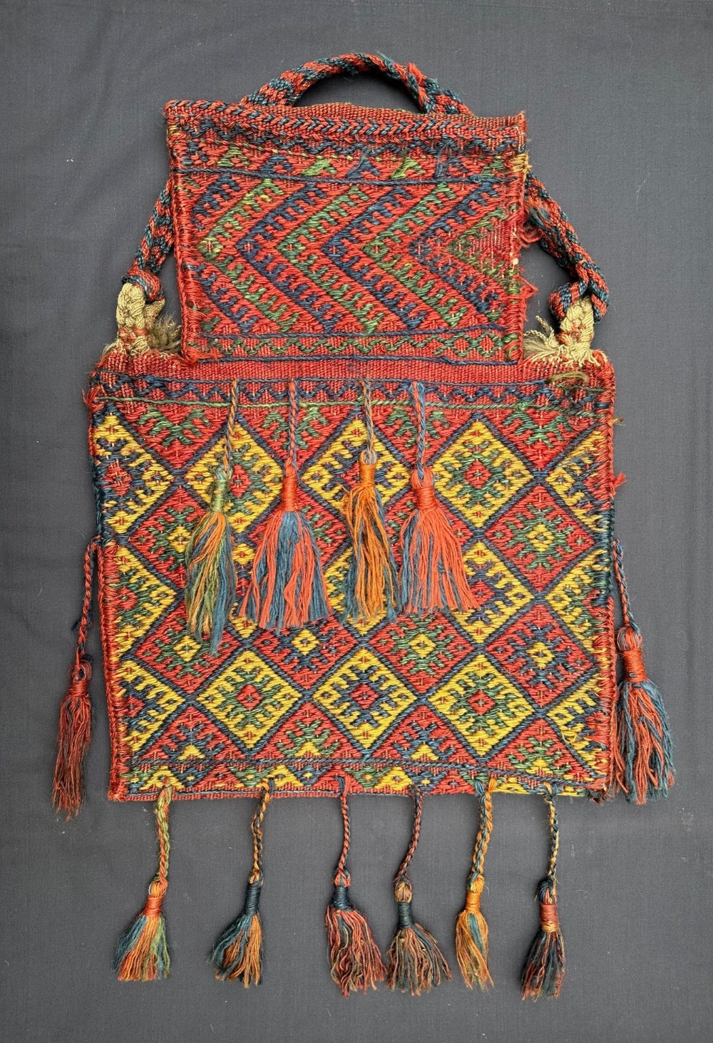 Antique Kurdish Salt-Bag, Sanjabi Tribes, Kurdistan.