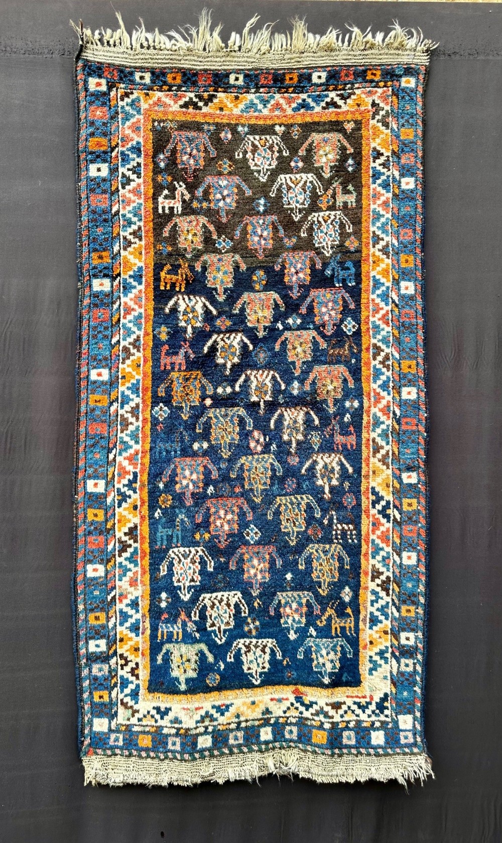 Antique Gabbeh, Luri Nomads, Luristan, Western Persia.