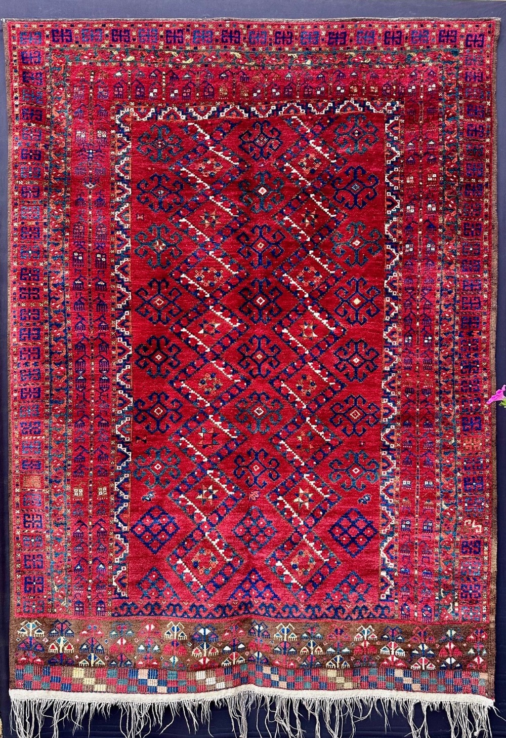 Antique Turkmen Engsi, Ersary Tribes, Middle Amu Darya Region, Turkmenistan, Central Asia.
